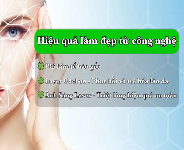 Hiệu quả của công nghệ trong làm đẹp - Spa làm đẹp tại Bình Tân