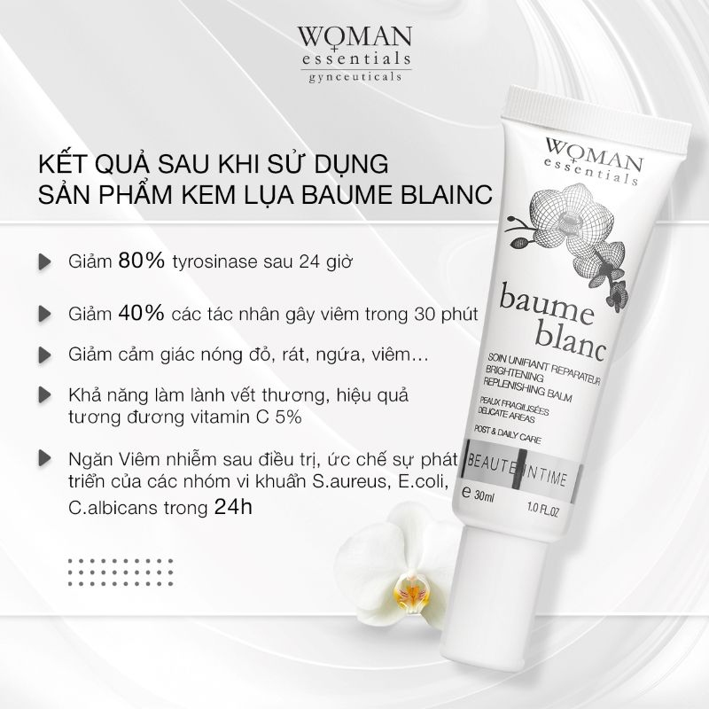 Kem lụa làm sáng và phục hồi vùng kín Woman Essentials Baume blanc 30ml